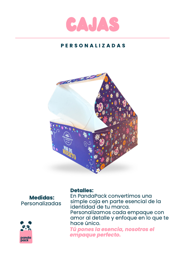 Caja personalizada — Pan de Muerto, Pain et Chocolat Bakery